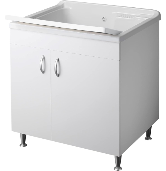 Negrari eco bianco lavatoio 75x6 0 l75 p60 h85 cm lavapanni bagno