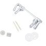 Cerniere coprivaso per sedile wc con tubo universale cm 23