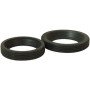 Morsetto guarnizione in gomma nera sottovaso curva wc 110 125 11