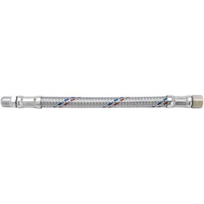 Flessibile in acciaio inox antivibrante cm. 40 mf 1 tubo acqua e