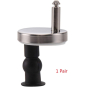 Ainstsk 1 coppia viti wc, 6 cm d urevole quick release espansione