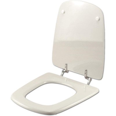 Copriwater ideal standard aero bianco is cerniera cromo-sedile-a