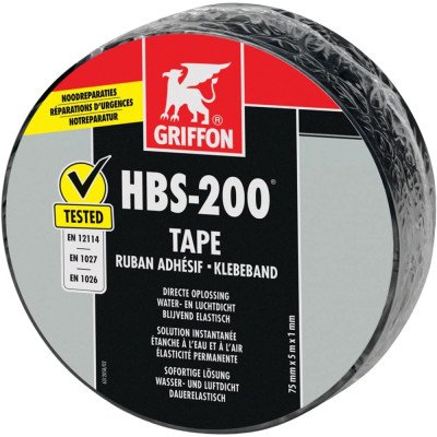 Griffon hbs-200 tape rotolo autoadesivo 7,5 cm x 5 mt nastro uni