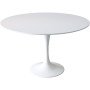 Generico tavolo design stile tulip piano in legno laccato e pied