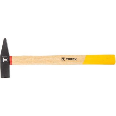 Topex 02a403 martello da carpent ntiere 300 g, manico in frass ds