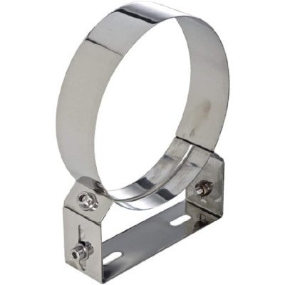 Staffa a parete per canna fumaria in acciaio inox (dn 120)