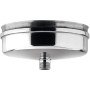 Tappo con scarico condensa per canna fumaria in acciaio inox (dn