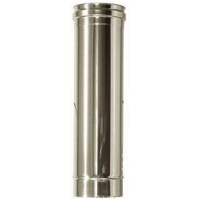 Tubo de acero inoxidable para conductos de humos, 500 mm (dn 120