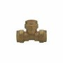 Tee intermedio ottone per poliet ilene d.25 b08wyy18wt