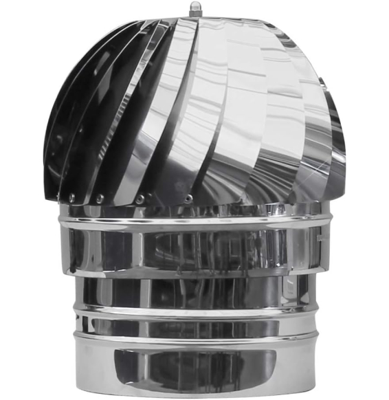 Sombrero giratorio de acero inox idable para chimeneas (dn 250)