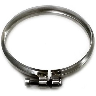 Fascetta di bloccaggio canna fumaria isolata inox dn 550 600