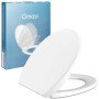 Omasi sedile wc copriwater universale con chiusura ammortizzata