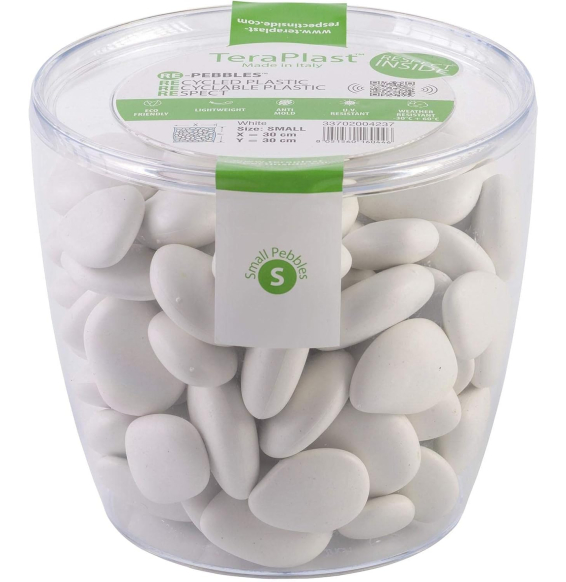 Teraplast insulapebbles s (30x30) pot pack 04 white