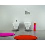 Set sanitana pop wc, bidet sospeso e sedile rallentato, bianco