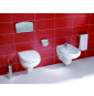 Set sanitana munique wc + bidet sospeso + sedile a chiusura norm