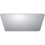 Soffione quadro ultrapiatto 20x2 0 cm. cromato paini 50cr759upqe