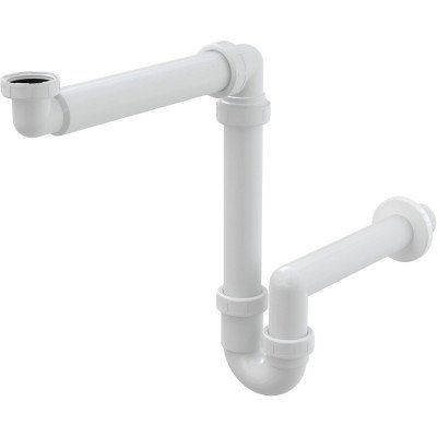 Alcaplast a434 sifone salvaspazio, bianco