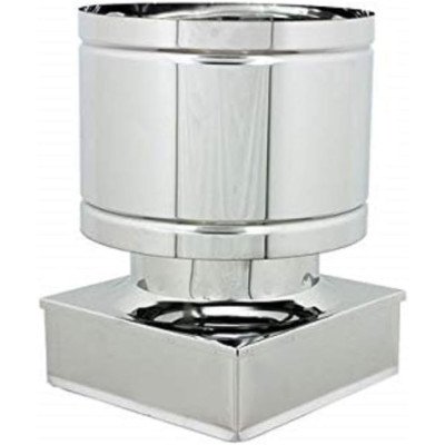 Terminale circolare 4 venti per canne fumarie in acciaio inox co