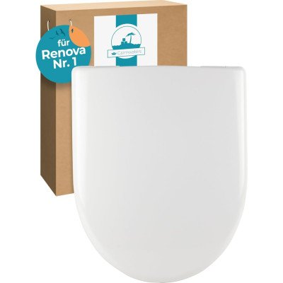 Sedile wc parent, marca substitute, bianco