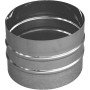 Manicotto maschio maschio in acciaio inox per canne fumarie (dn