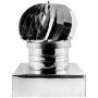 Cappello girevole con base quadrata in acciaio inox per canne fu