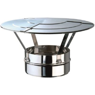Terminale cinese in acciaio inox per canna fumaria (dn 100)