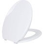 Elitekoopers - sedile wc universale in plastica ovale per bagno,