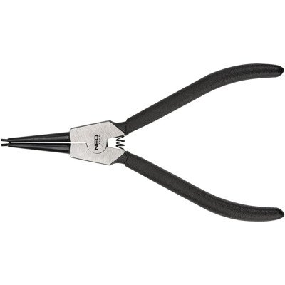 Topex 01-095 pinza an.elast. ver erso est. punta curva 220 mm