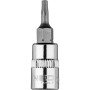 Topex 10-322 inserto torx tx10 s su bussola 1/4, corto, 37mm