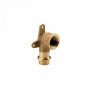 Viega gomito femmina con flangia in br onzo a pressare gas d.18x1/2  b