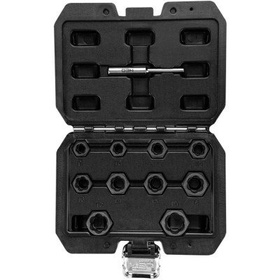 Topex 11-922 bussole 3/8 per da dadi danneggiati corte - set 11