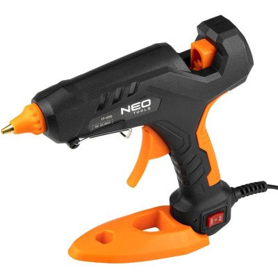 Topex 17-100 set pistola per col olla a caldo 11 mm 60 100w 12 ca