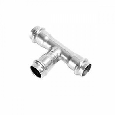 Tee inox a pressare d.22 b07wqmnp9y