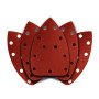 Topex 54h015 carta per levigare e con attacco a velcro delta 140