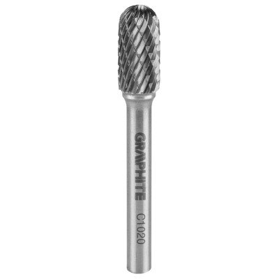 Topex 55h360 fresa abrasiva in m met.duro hm tipo c (cilindrico