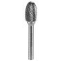 Topex 55h367 fresa abrasiva in m met.duro hm tipo e (ovale) 14 x