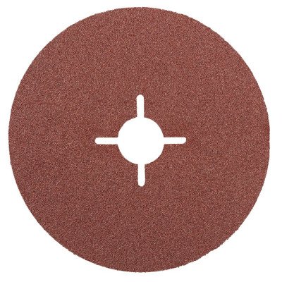 Topex 55h859 disco abrasivo in f /fibra 125, k120, set 3 pezzi ds