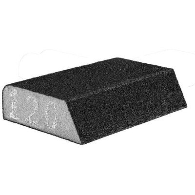 Topex 55h926 spugna abrasiva ad d angolo 98 x 25 x 68 mm, k12 ds