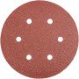 Topex 55h953 disco levigante con on velcro 150 mm k60 5 pezzi con