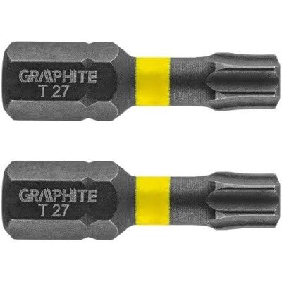 Topex 56h515 inserti ad impatto o tx27 x 25 mm, 2 pz ds