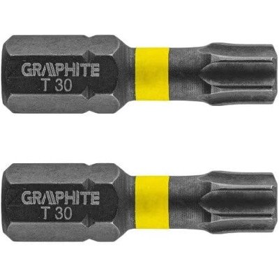 Topex 56h516 inserti ad impatto o tx30 x 25 mm, 2 pz ds