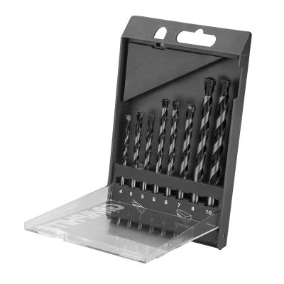 Topex 57h351 punte da muro in se set 8 pezzi - 4 5 5 6 6 7 8 1 ds