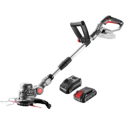 Topex 58g030-bc set tagliabordi 8g030 + batteria 2ah + caricabat