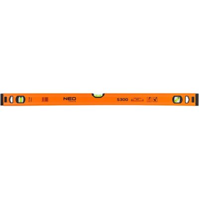 Topex 71-133 livella in allumini nio s 300, 3 fiale, 80 cm