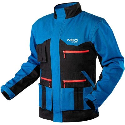 Topex 81-215-m blusa da lavoro h d+ 100% cotone, 270 g m2, m