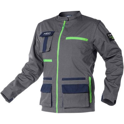 Topex 81-217-m giacca da lavoro premium 100% cotone ripstop t ds