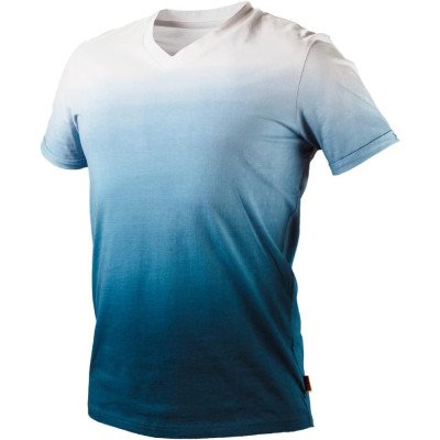 Topex 81-602-s t-shirt tinta omb reggiata denim, taglia s