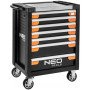 Topex 84-220 carrello per utensi sili 7 cassetti premium 810 x 46