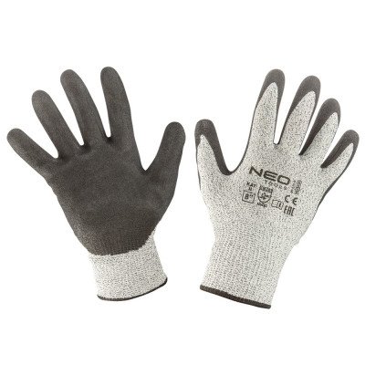 Topex 97-610-8 guanti da lavoro antitaglio in nitrile 4x43d misu