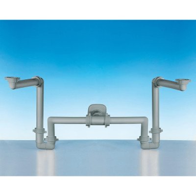 Spazio bagno doppio 1 -1 ¼  usci a d32-40 grigio lira a.1115.76